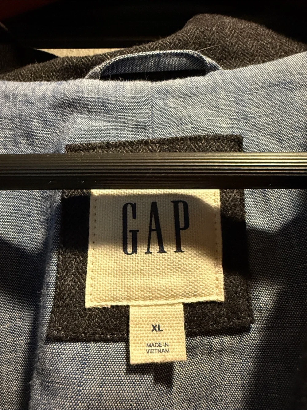GAP Men's Charcoal Gray Blazer